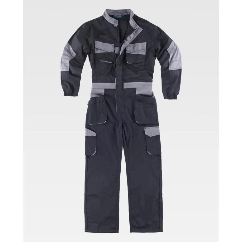 Workteam Arbeitsanzug mit mehreren Taschen, elastisch WF2620
