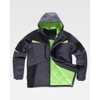 Gefütterte Arbeitsjacke Workteam Workshell Stretch WF2758 2