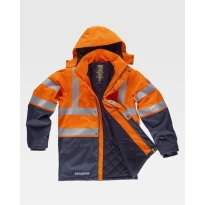Arbeitsjacke Workteam Flammhemmend, Antistatisch, mit Hoher Sichtbarkeit – Modell B3795