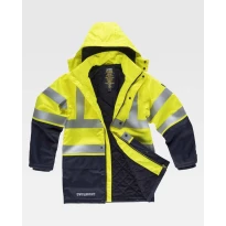 Arbeitsjacke Workteam Flammhemmend, Antistatisch, mit Hoher Sichtbarkeit – Modell B3795