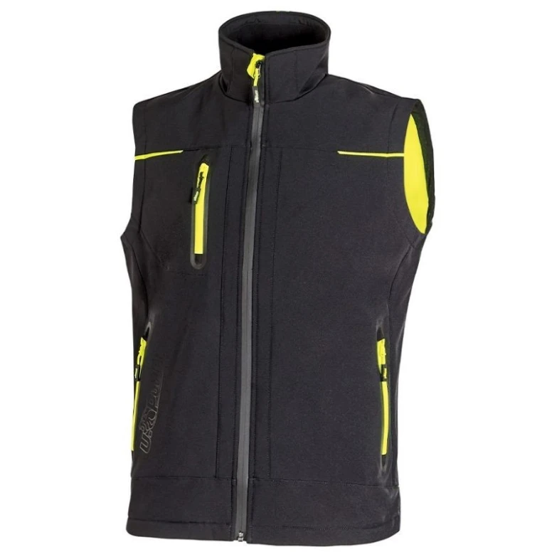 Multitaschen-Arbeitsweste aus elastischem Softshell U-Power Universe FU188BC