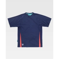 Arbeits-T-Shirt Workteam Kurzarm Zweifarbig Stretch WF2716