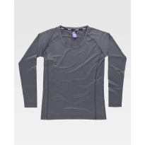 Arbeits-T-Shirt Workteam Damen Langarm Stretch B0069