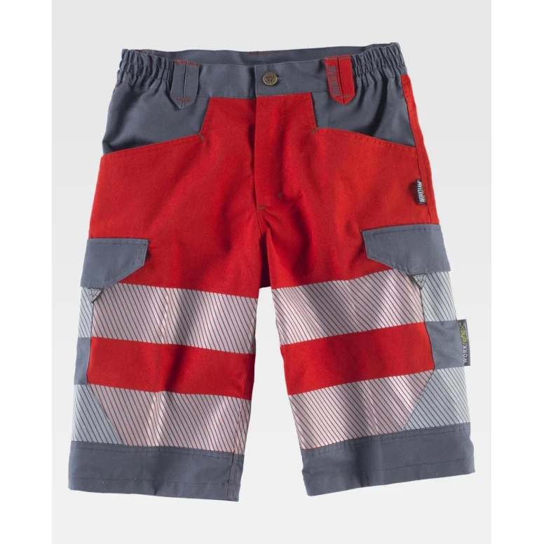 Arbeitsshorts Workteam Multitaschen Hohe Sichtbarkeit C2706