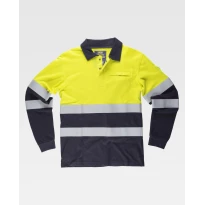 Arbeits-Polo Workteam Flammhemmend Antistatisch Hochsichtbar S6591