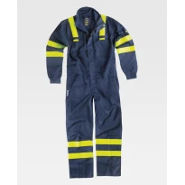 Arbeitsanzug Workteam mit mehreren Taschen, flammhemmend, mit hoher Sichtbarkeit C5094