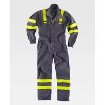 Arbeitsanzug Workteam mit mehreren Taschen, flammhemmend, mit hoher Sichtbarkeit C5094 2