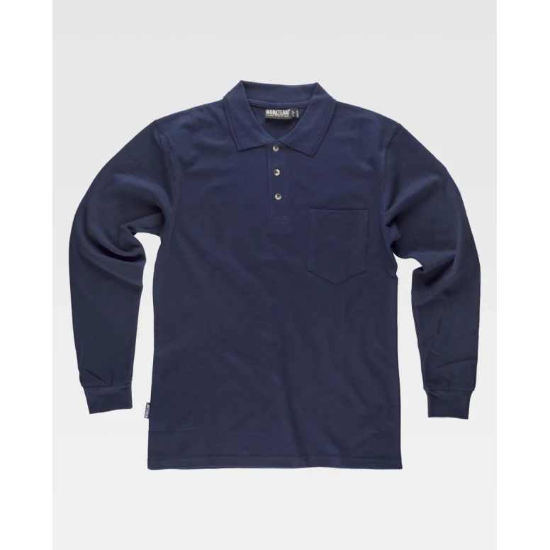 Arbeits-Poloshirt Workteam Langarm S6508