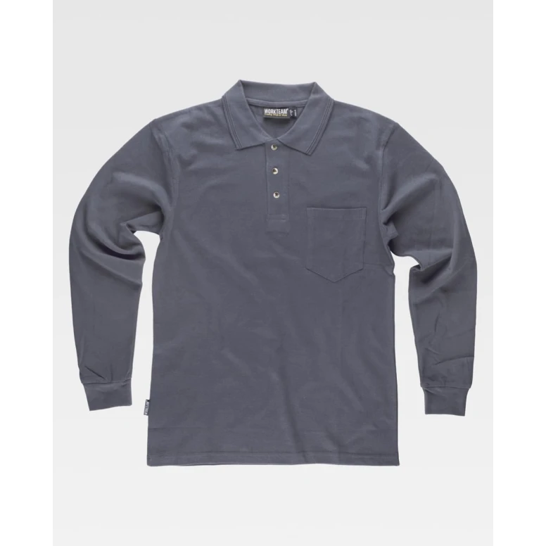 Arbeits-Poloshirt Workteam Langarm S6508