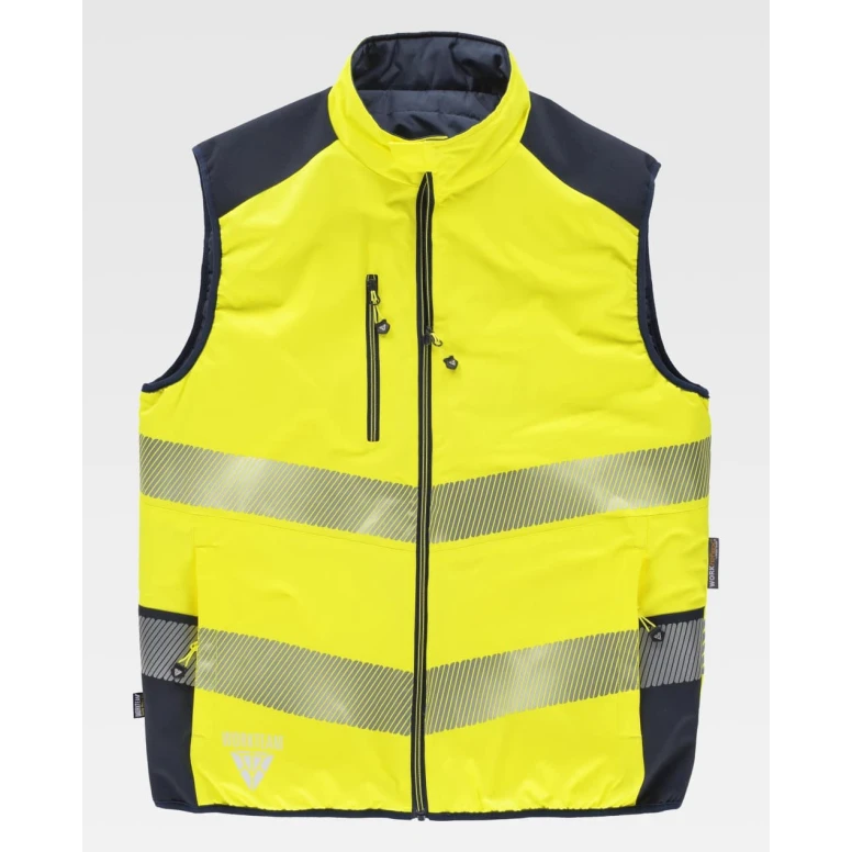 Arbeitsweste Wende-Design mit Hoher Sichtbarkeit Workteam C8250