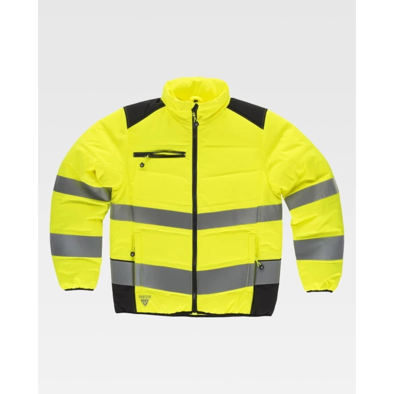 Arbeitsjacke Workteam Gepolstert Hohe Sichtbarkeit C2950