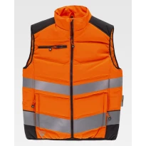 Gefütterte Warnschutz-Arbeitsweste Workteam C2951