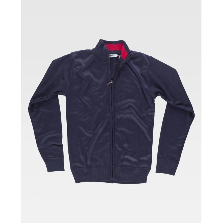 Workteam-Arbeitsshirt mit langem Reißverschluss S5603