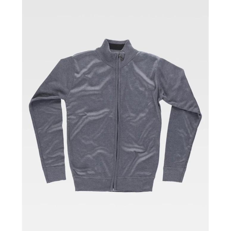 Workteam-Arbeitsshirt mit langem Reißverschluss S5603