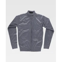 Workteam-Arbeitsshirt mit langem Reißverschluss S5603