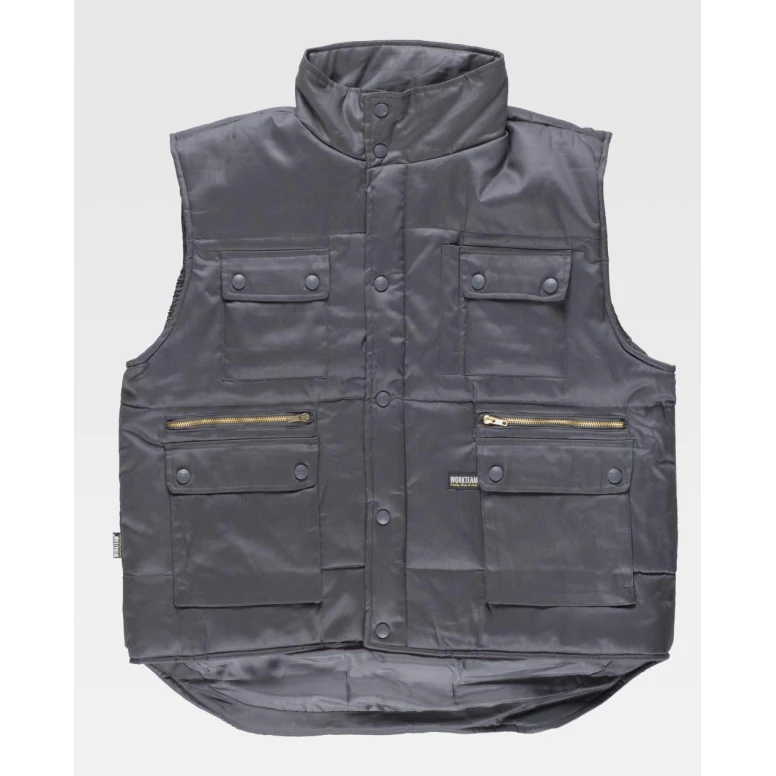 Arbeitsweste Gefüttert mit Mehreren Taschen Workteam S3209