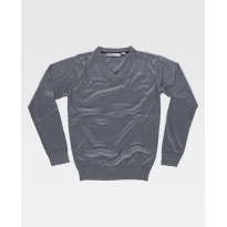 Workteam-Arbeits­shirt mit V-Ausschnitt S5600