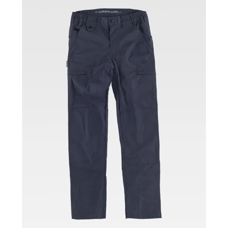 Schmale Stretch-Arbeitshose mit Mehreren Taschen Workteam B4033