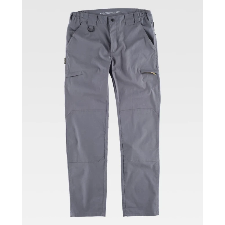 Schmale Stretch-Arbeitshose mit Mehreren Taschen Workteam B4033
