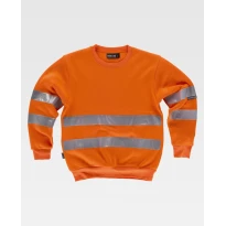 Arbeits-Sweatshirt Hohe Sichtbarkeit Workteam C9030