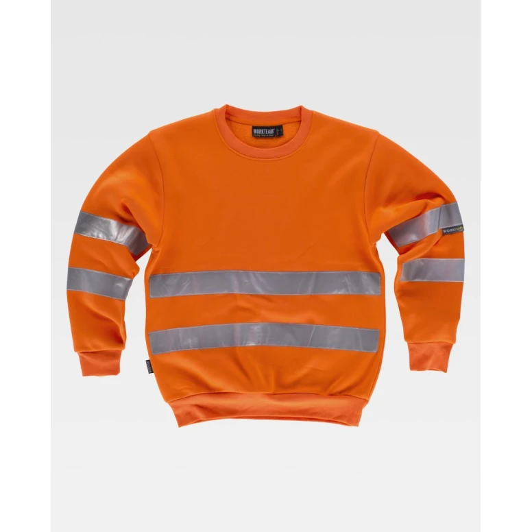 Arbeits-Sweatshirt Hohe Sichtbarkeit Workteam C9030
