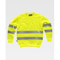 Arbeits-Sweatshirt Hohe Sichtbarkeit Workteam C9030 2