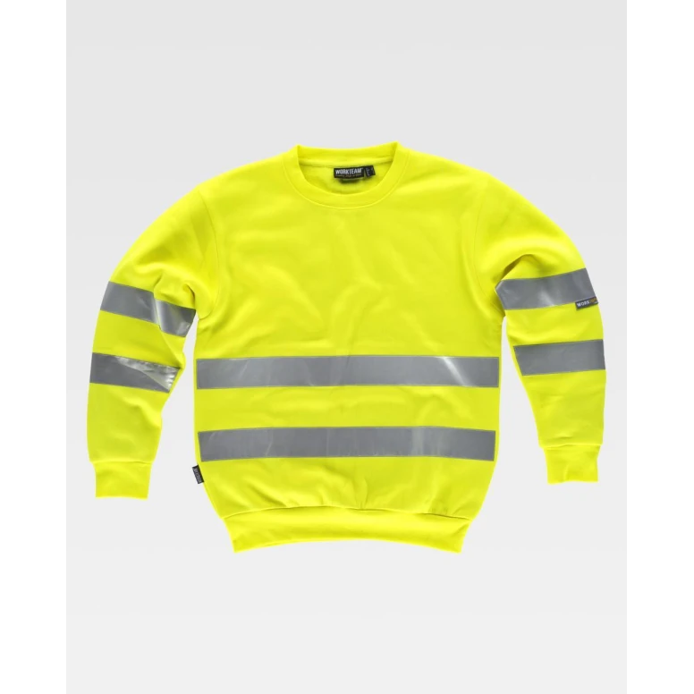 Arbeits-Sweatshirt Hohe Sichtbarkeit Workteam C9030
