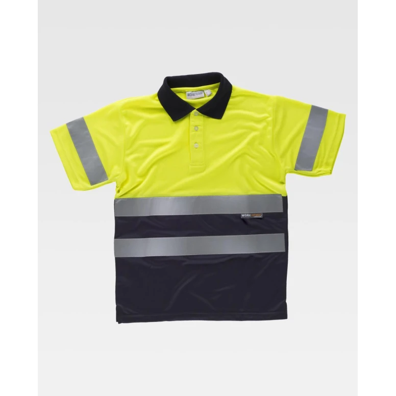 Arbeits-Poloshirt Workteam Kurzarm Hohe Sichtbarkeit C3860