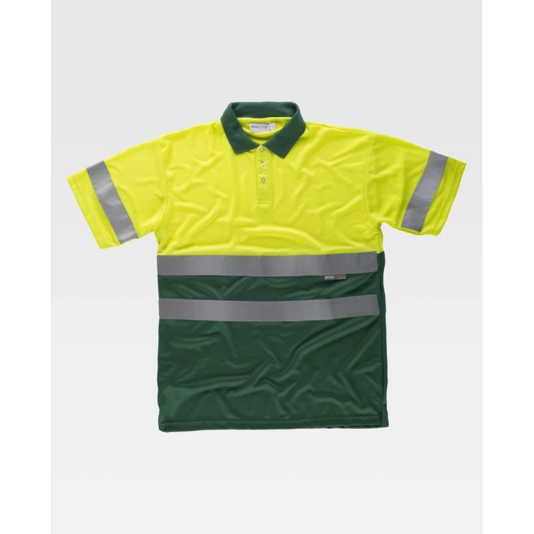 Arbeits-Poloshirt Workteam Kurzarm Hohe Sichtbarkeit C3860
