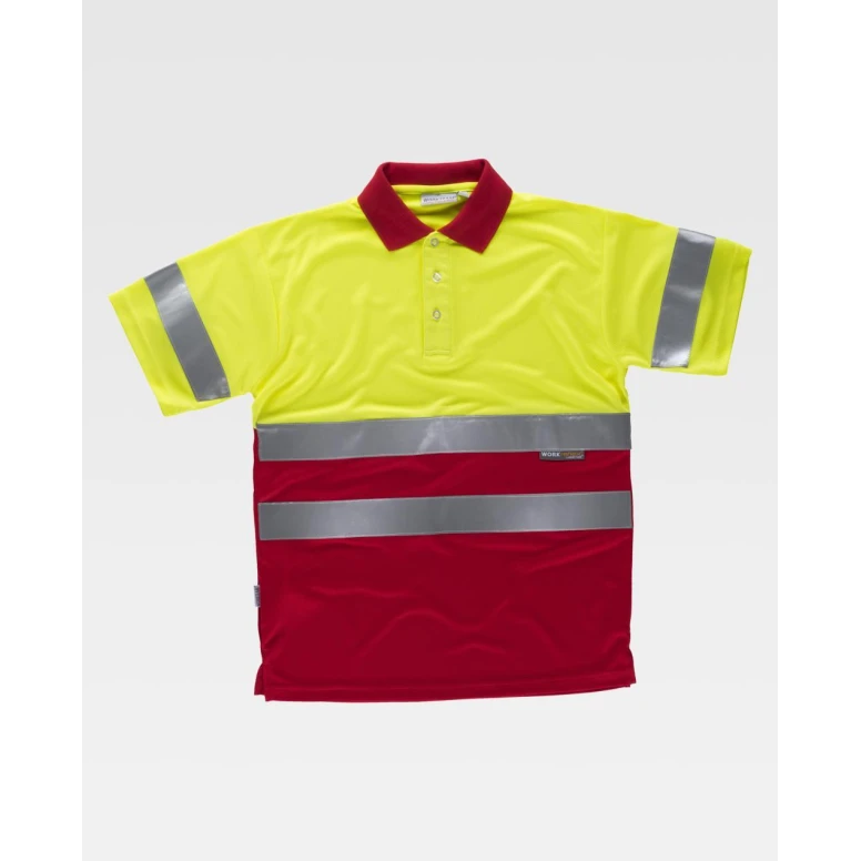 Arbeits-Poloshirt Workteam Kurzarm Hohe Sichtbarkeit C3860
