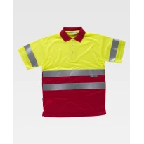 Arbeits-Poloshirt Workteam Kurzarm Hohe Sichtbarkeit C3860