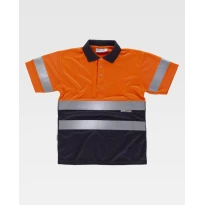Arbeits-Poloshirt Workteam Kurzarm Hohe Sichtbarkeit C3860