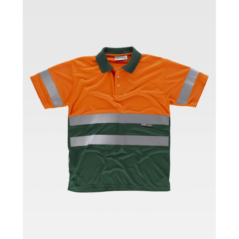 Arbeits-Poloshirt Workteam Kurzarm Hohe Sichtbarkeit C3860