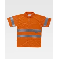 Arbeits-Poloshirt Workteam Kurzarm Hohe Sichtbarkeit C3880