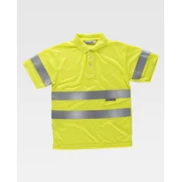 Arbeits-Poloshirt Workteam Kurzarm Hohe Sichtbarkeit C3880 2