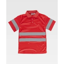 Arbeits-Poloshirt Workteam Kurzarm Hohe Sichtbarkeit C3887