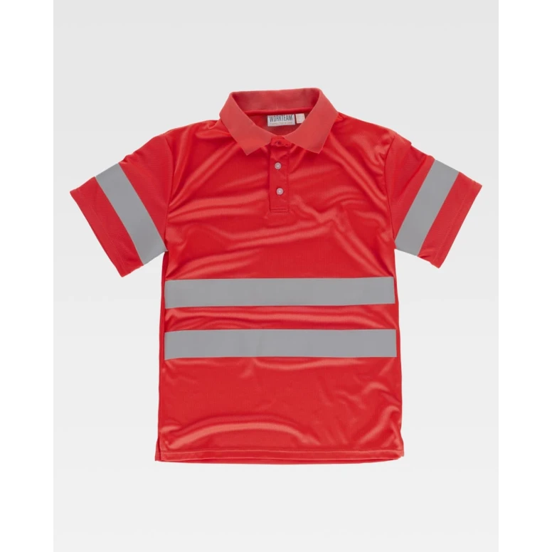 Arbeits-Poloshirt Workteam Kurzarm Hohe Sichtbarkeit C3887