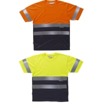 Arbeits-T-Shirt mit Hoher Sichtbarkeit Workteam C3941
