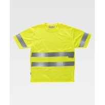 Kurzarm-Arbeits-T-Shirt mit Hoher Sichtbarkeit Workteam C3945
