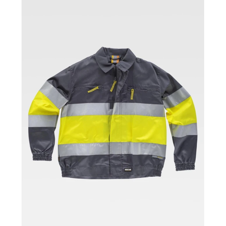 Arbeitsjacke Workteam Multitaschen Hohe Sichtbarkeit C4110