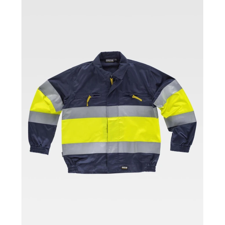 Arbeitsjacke Workteam Multitaschen Hohe Sichtbarkeit C4110