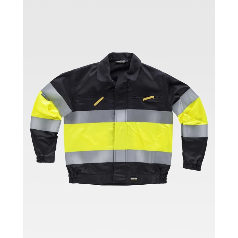 Arbeitsjacke Workteam Multitaschen Hohe Sichtbarkeit C4110