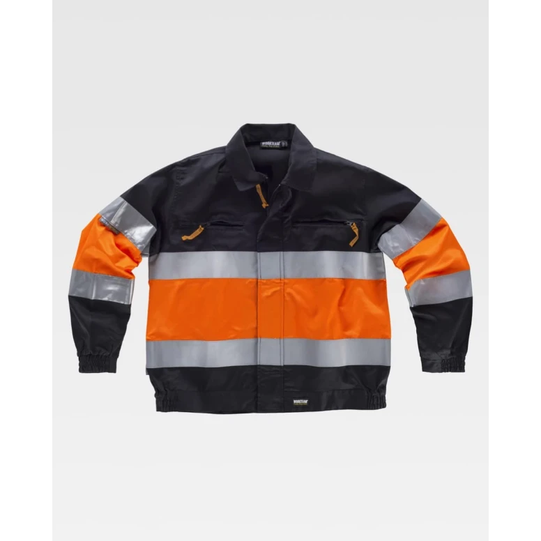 Arbeitsjacke Workteam Multitaschen Hohe Sichtbarkeit C4110