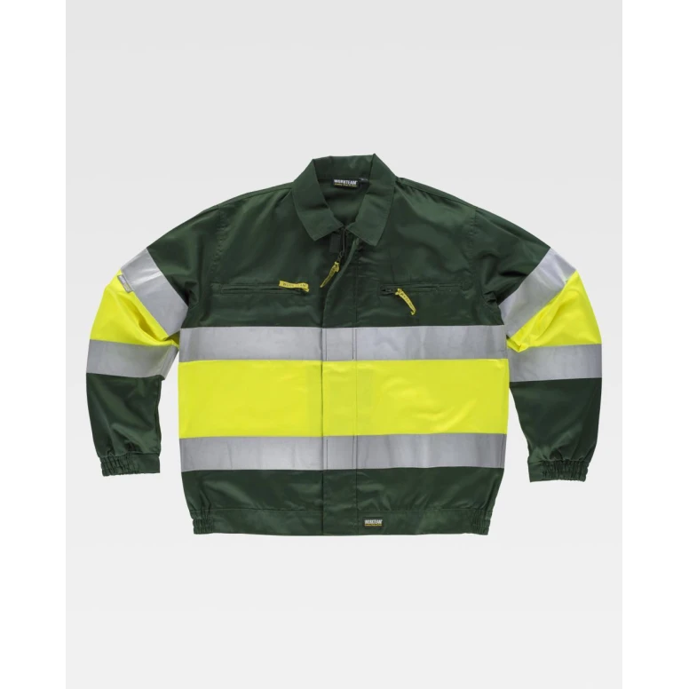 Arbeitsjacke Workteam Multitaschen Hohe Sichtbarkeit C4110