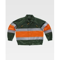 Arbeitsjacke Workteam Multitaschen Hohe Sichtbarkeit C4110