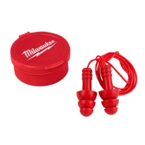 3 Paar – Wiederverwendbare Gehörschutzstöpsel mit Kordel Milwaukee Plugs Corded 4932471904