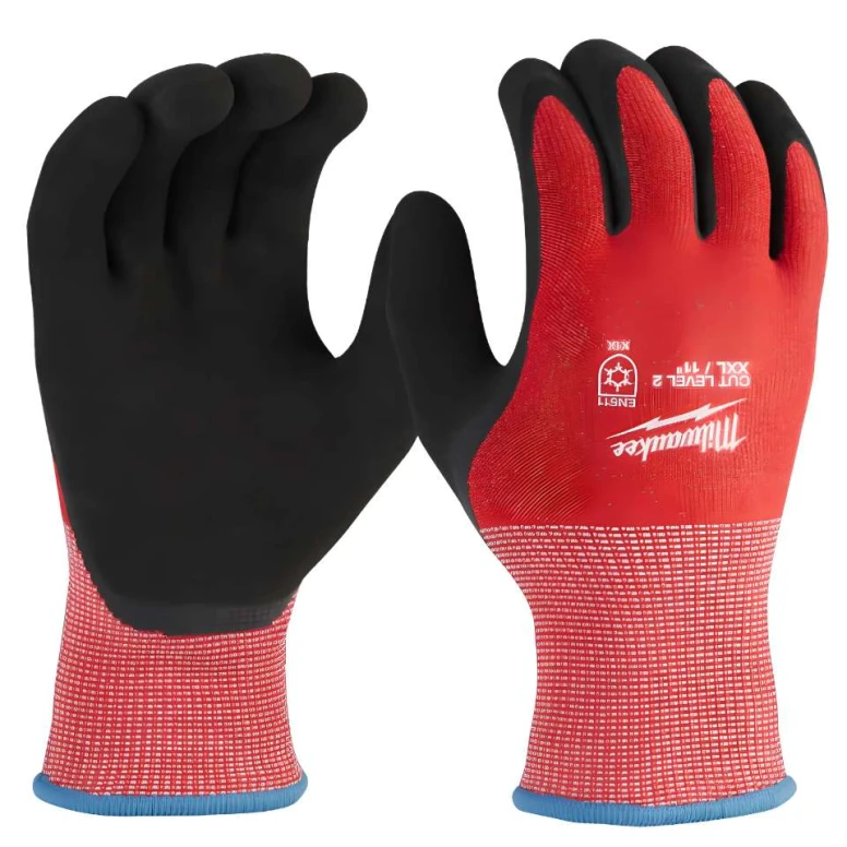 Winter-Arbeitshandschuhe mit Latexbeschichtung Stretch Milwaukee Winter Cut 4932480601