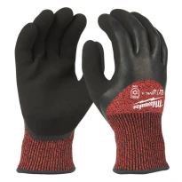 Beschichtete Arbeitshandschuhe aus Latex Stretch Milwaukee Winter Cut 4932471347