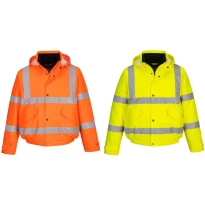 Arbeitsjacke Warnschutz Mehrtaschen Wasserdicht Stretch Portwest S463