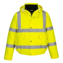 Arbeitsjacke Warnschutz Mehrtaschen Wasserdicht Stretch Portwest S463